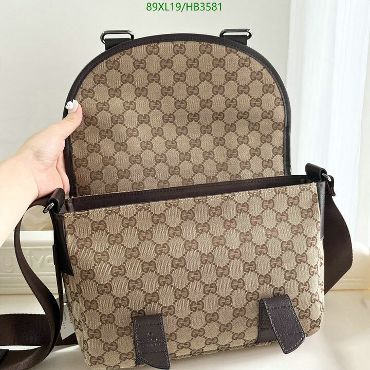Gucci Bag-(4A)-Diagonal-,Code: HB3581,$ 116USD