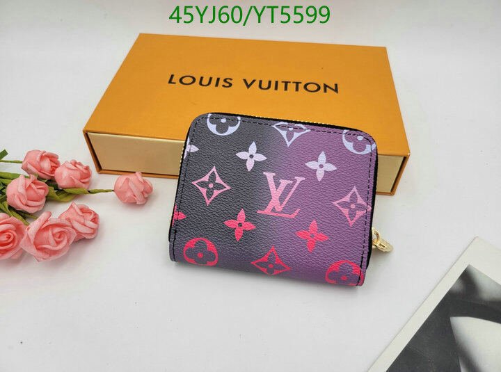 LV Bags-(4A)-Wallet-,Code: YT5599,$ 59USD