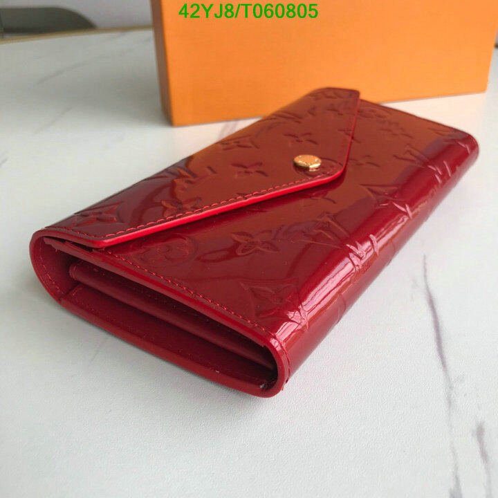 LV Bags-(4A)-Wallet-,Code: T060805,$ 55USD