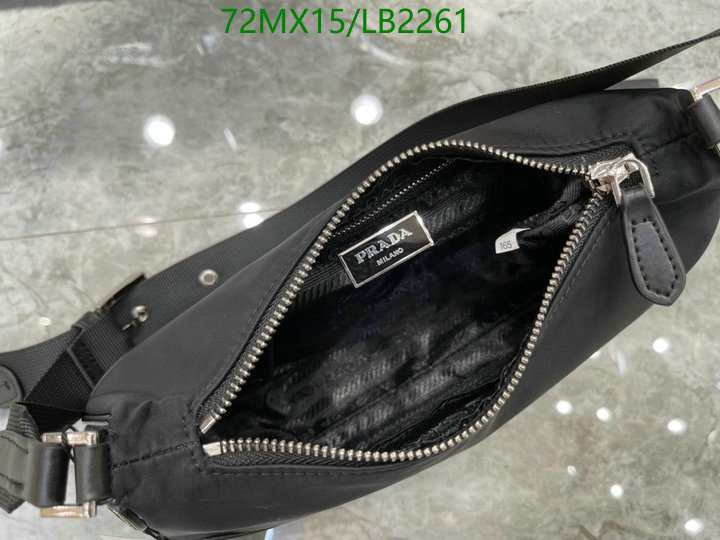 Prada Bag-(4A)-Diagonal- Code: LB2261 $ 94USD