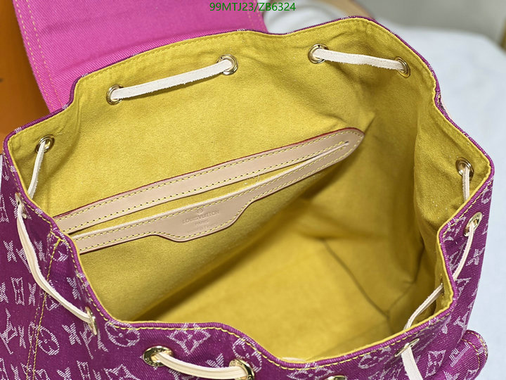 LV Bags-(4A)-Backpack-,Code: ZB6324,$ 129USD
