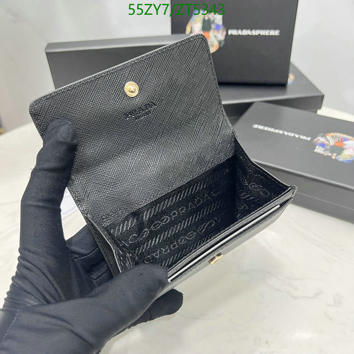 Prada Bag-(4A)-Wallet-,Code: ZT5343,$ 72USD