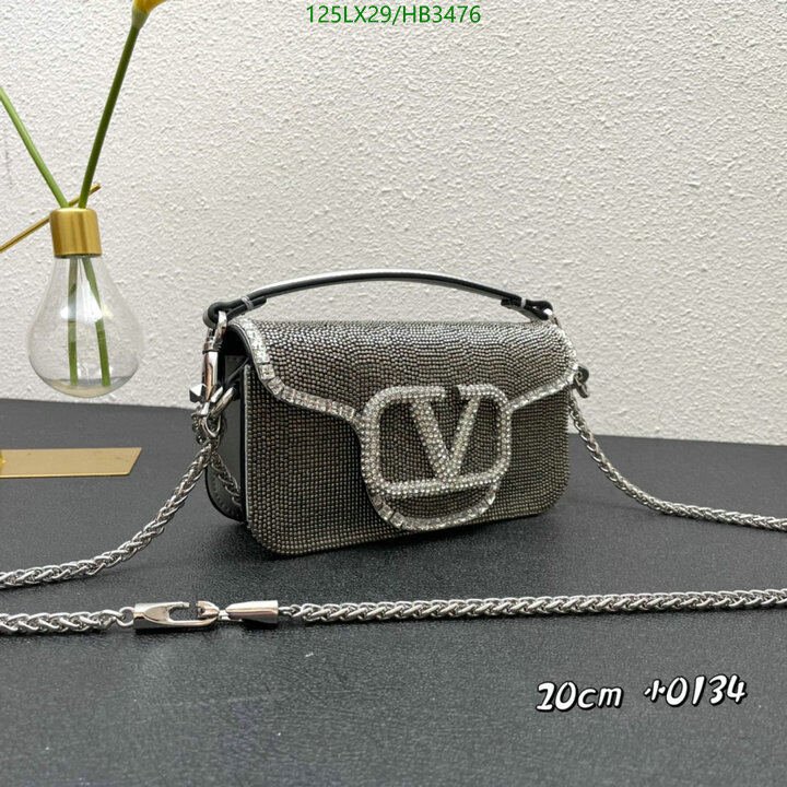 Valentino Bag-(4A)-LOC-V Logo ,Code: HB3476,$ 163USD