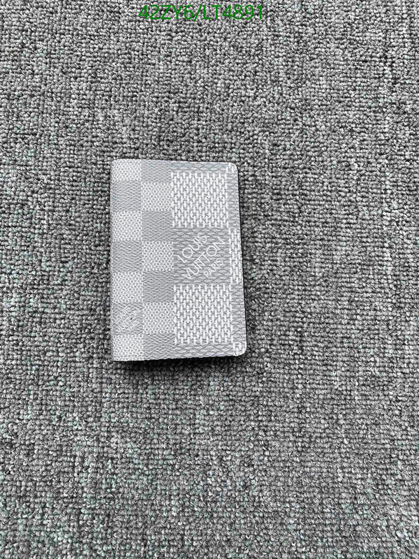 LV Bags-(4A)-Wallet-,Code: LT4891,$ 55USD