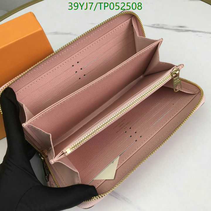 LV Bags-(4A)-Wallet-,Code: TP052508,$ 51USD