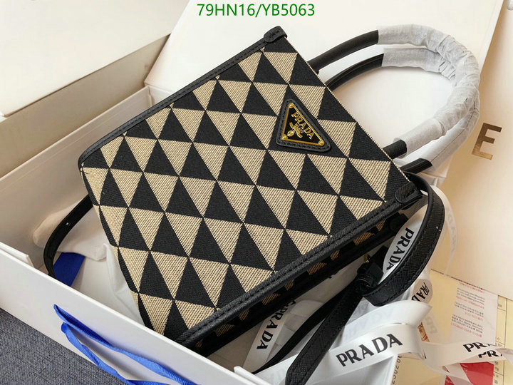 Prada Bag-(4A)-Handbag-,Code: YB5063,$ 103USD