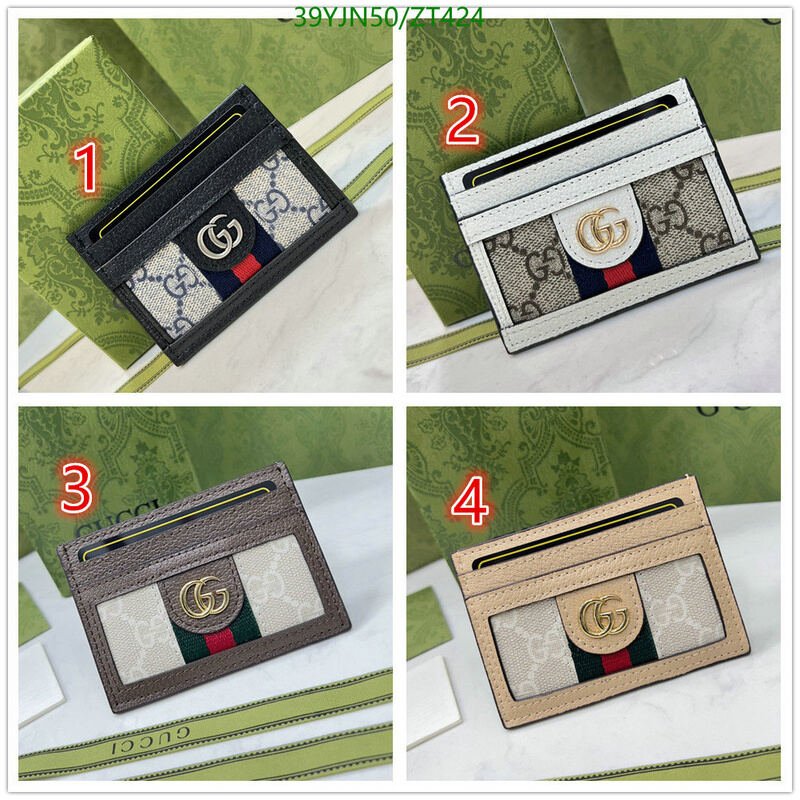 Gucci Bag-(4A)-Wallet-,Code: ZT424,$ 51USD