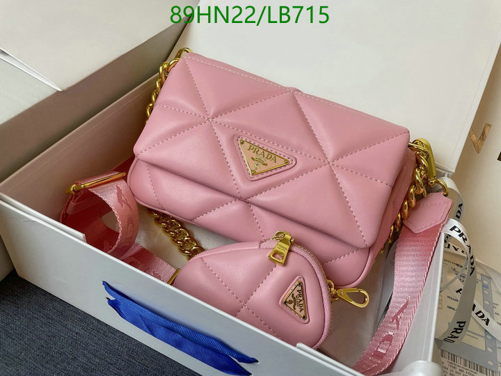 Prada Bag-(4A)-Diagonal- Code: LB715 $ 116USD