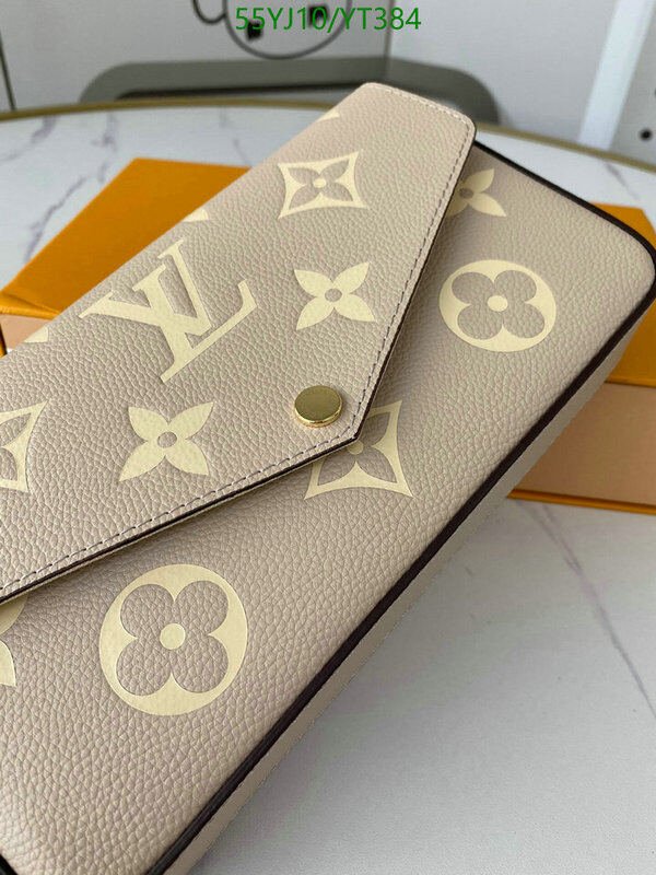 LV Bags-(4A)-Wallet-,Code: YT384,$ 72USD