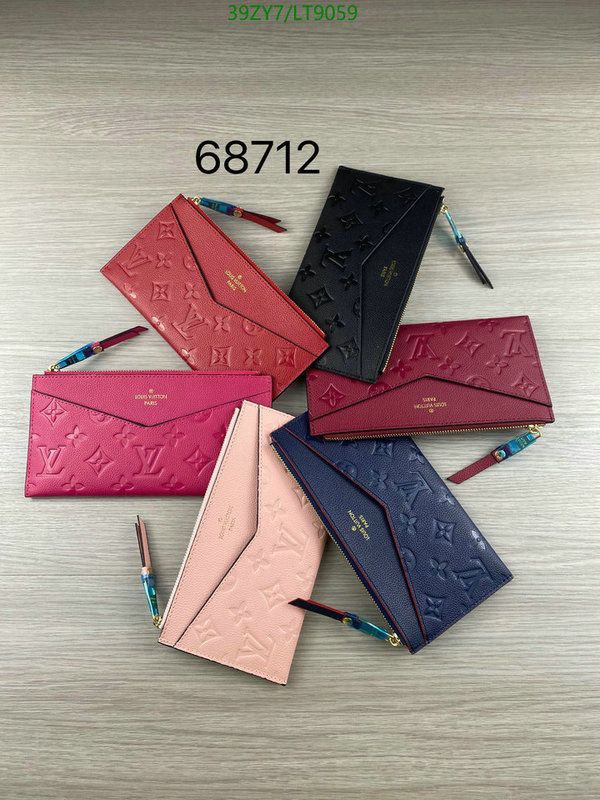LV Bags-(4A)-Wallet-,Code: LT9059,$ 51USD
