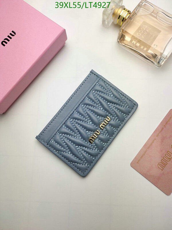 Miu Miu Bag-(4A)-Wallet-,Code: LT4927,$ 51USD