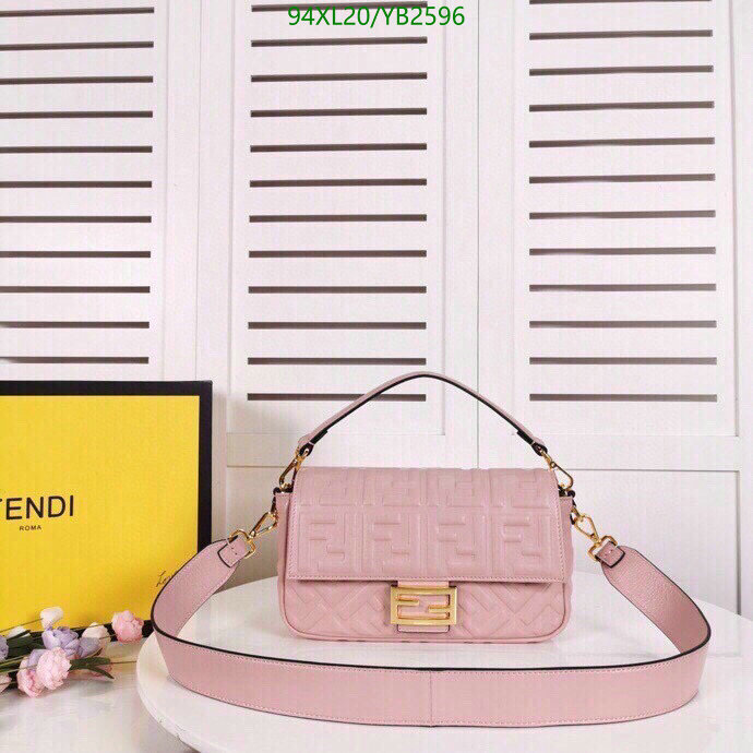 Fendi Bag-(4A)-Baguette-,Code: YB2596,$ 123USD