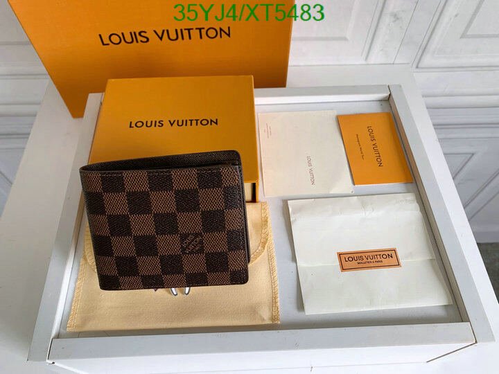 LV Bags-(4A)-Wallet-,Code: XT5483,$ 46USD