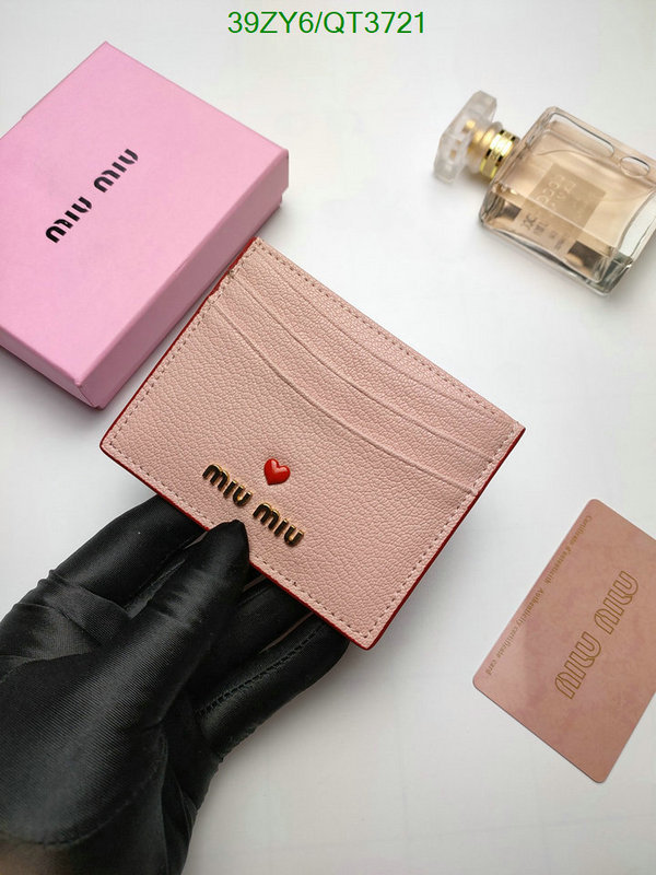Miu Miu Bag-(4A)-Wallet- Code: QT3721 $ 51USD