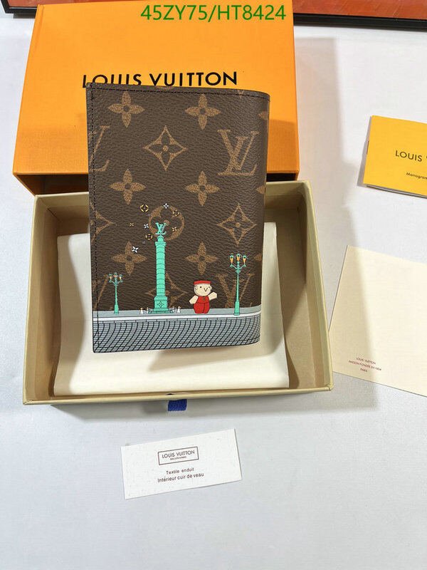 LV Bags-(4A)-Wallet-,Code: HT8424,$ 59USD