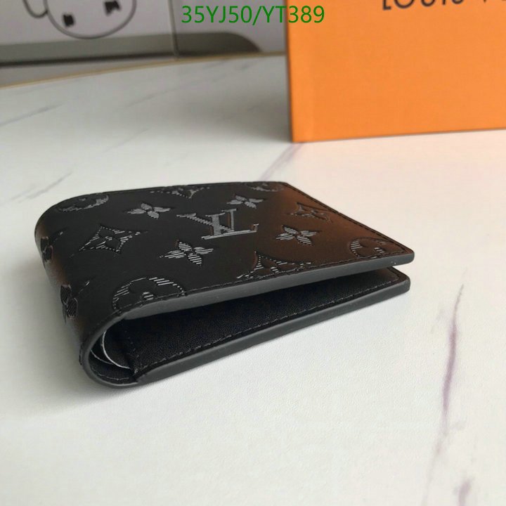 LV Bags-(4A)-Wallet-,Code: YT389,$ 46USD