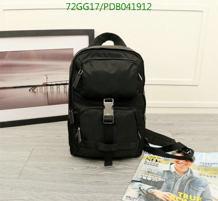Prada Bag-(4A)-Backpack-,Code: PDB041912,$ 94USD