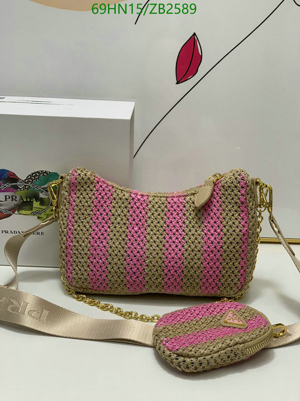 Prada Bag-(4A)-Re-Edition 2005 Code: ZB2589 $ 90USD