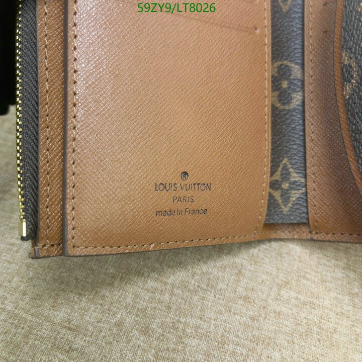LV Bags-(4A)-Wallet-,Code: LT8026,$ 77USD