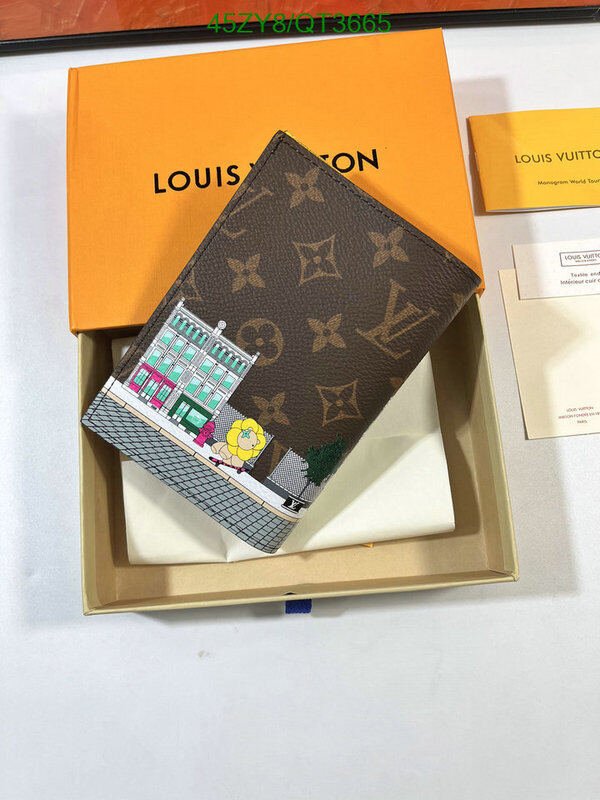LV Bag-(4A)-Wallet- Code: QT3665 $ 59USD