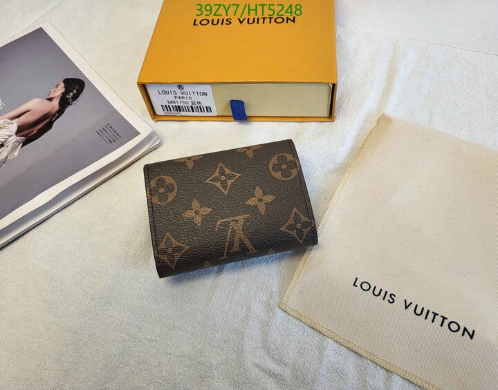 LV Bags-(4A)-Wallet-,Code: HT5248,$ 51USD