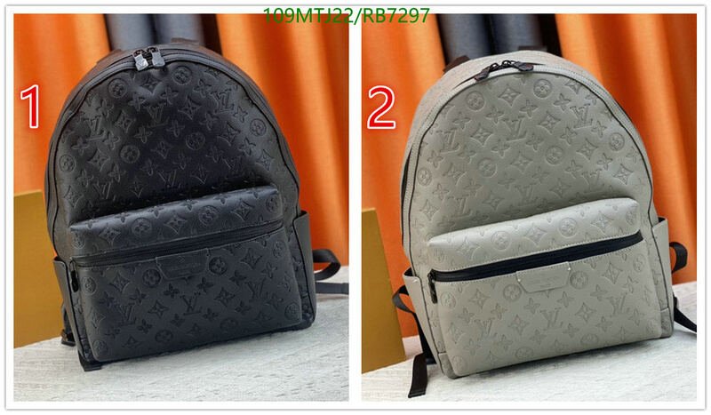 LV Bag-(4A)-Backpack- Code: RB7297 $ 142USD