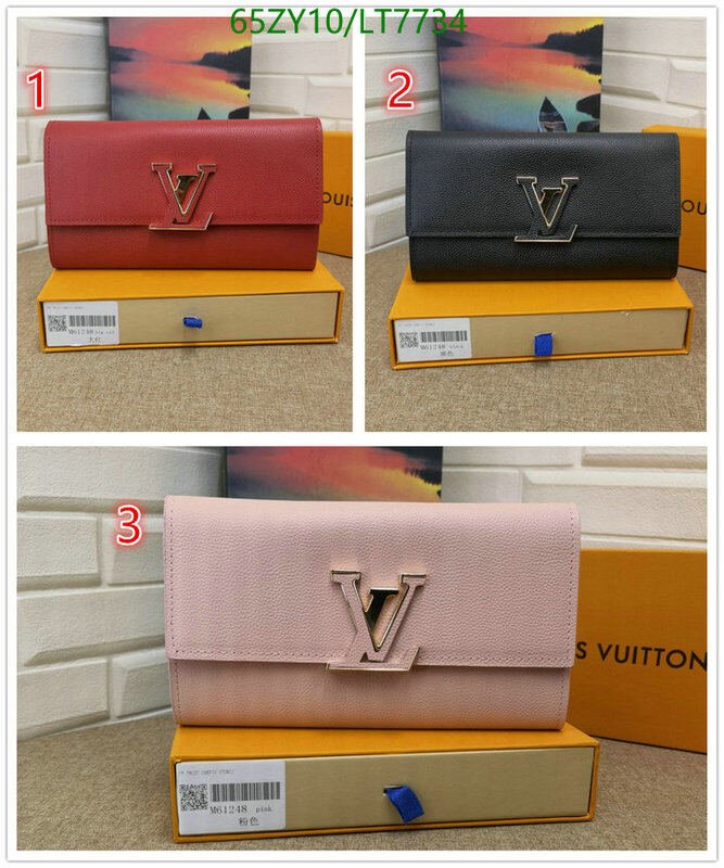 LV Bags-(4A)-Wallet-,Code: LT7734,$ 85USD