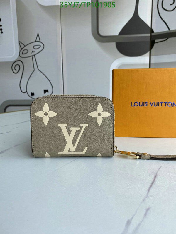 LV Bags-(4A)-Wallet-,Code: TP101905,$ 46USD