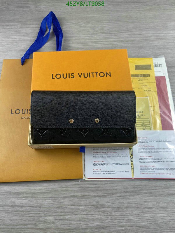 LV Bags-(4A)-Wallet-,Code: LT9058,$ 59USD