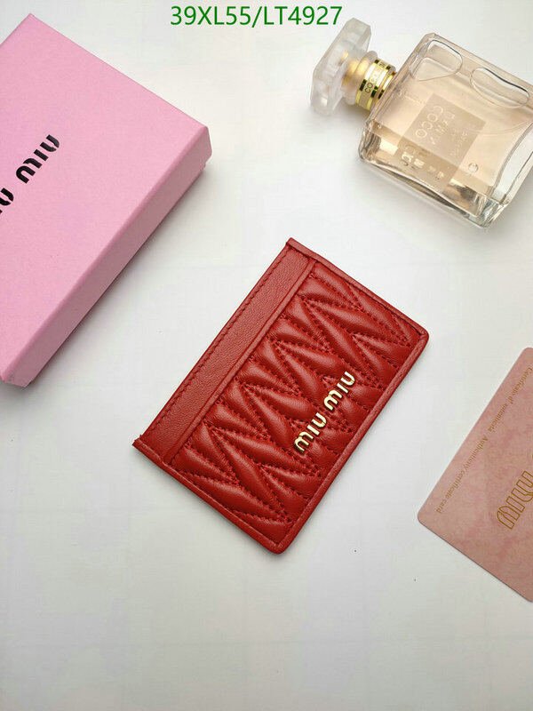 Miu Miu Bag-(4A)-Wallet-,Code: LT4927,$ 51USD