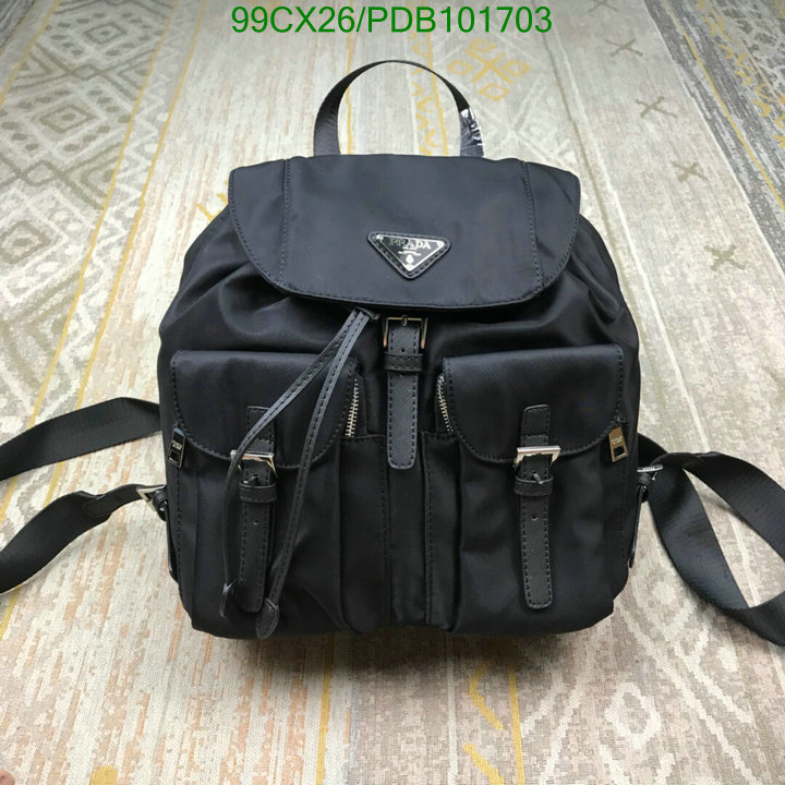 Prada Bag-(4A)-Backpack-,Code: PDB101703,