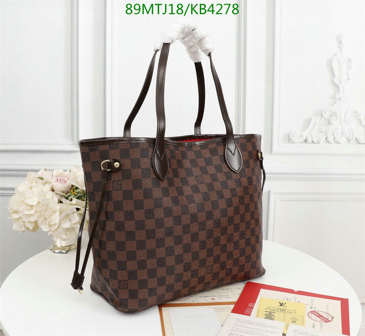 LV Bags-(4A)-Neverfull-,Code: KB4278,$ 116USD