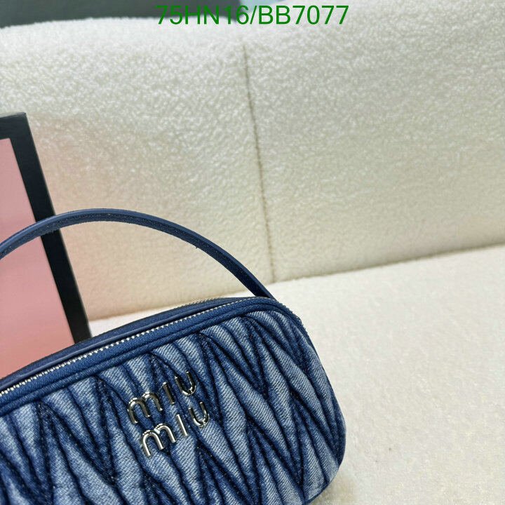 Miu Miu Bag-(4A)-Crossbody- Code: BB7077 $ 98USD