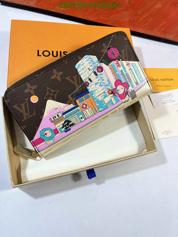LV Bags-(4A)-Wallet-,Code: HT8426,$ 64USD