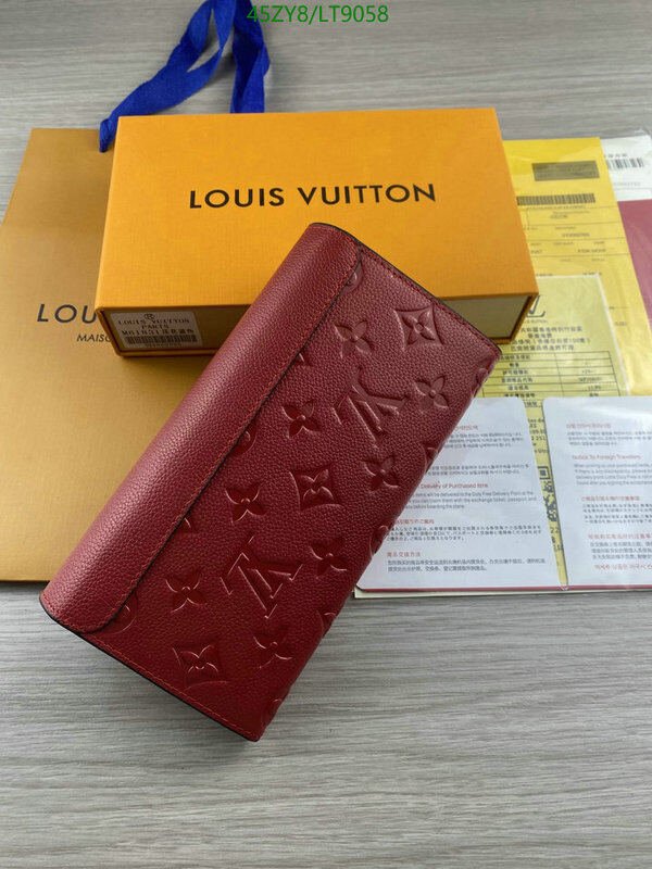 LV Bags-(4A)-Wallet-,Code: LT9058,$ 59USD
