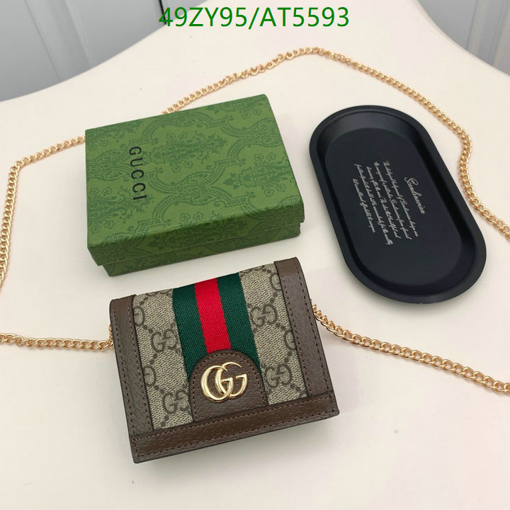 Gucci Bag-(4A)-Wallet- Code: AT5593 $ 64USD