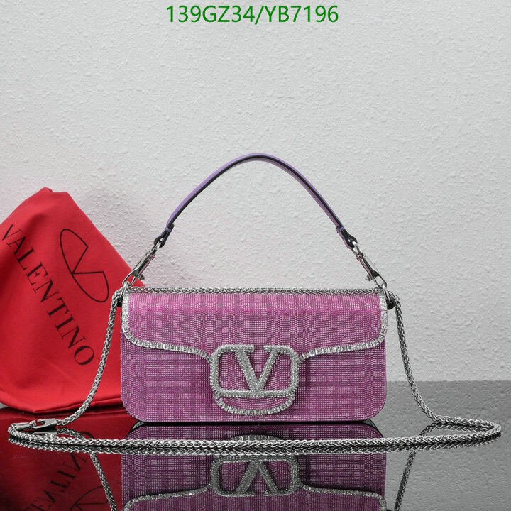 Valentino Bag-(4A)-LOC-V Logo ,Code: YB7196,$ 181USD