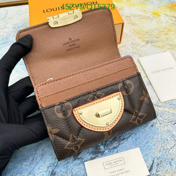 LV Bag-(4A)-Wallet- Code: QT5379 $ 59USD