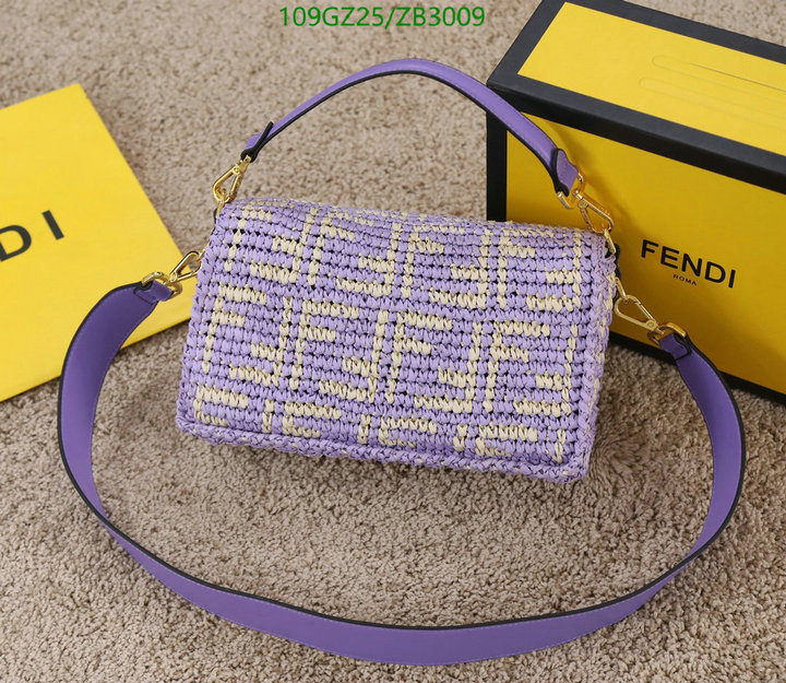 Fendi Bag-(4A)-Baguette-,Code: ZB3009,$ 142USD