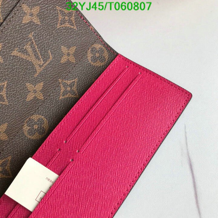LV Bags-(4A)-Wallet-,Code: T060807,$ 42USD