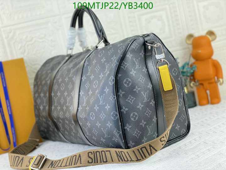 LV Bags-(4A)-Keepall BandouliRe 45-50-,Code: YB3400,$ 142USD