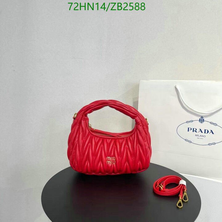 Miu Miu Bag-(4A)-Diagonal-,Code: ZB2588,$ 94USD