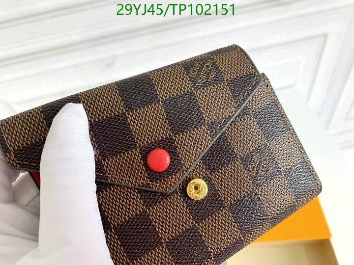 LV Bags-(4A)-Wallet-,Code: TP102151,$ 38USD