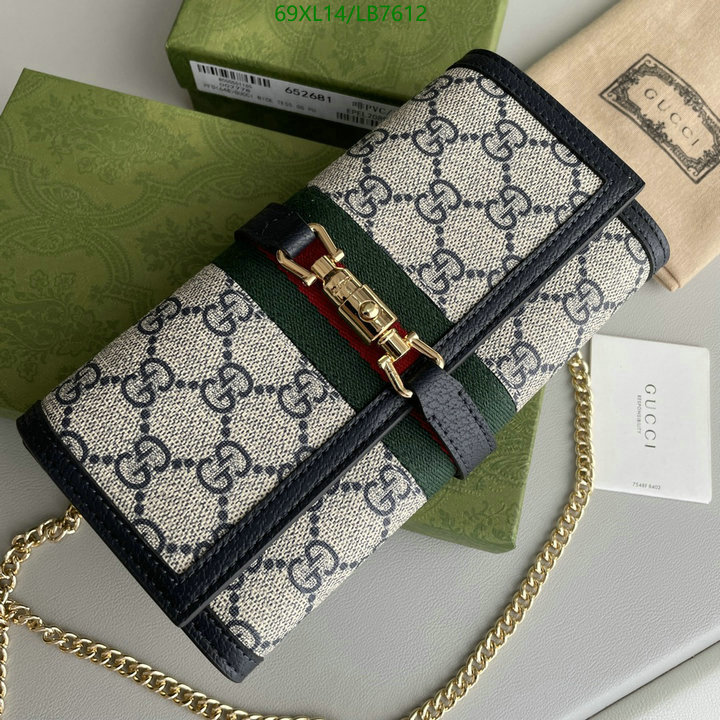 Gucci Bag-(4A)-Diagonal-,Code: LB7612,$ 90USD