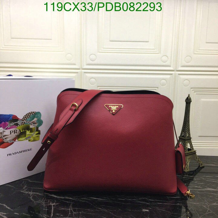 Prada Bag-(4A)-Handbag-,Code: PDB082293,$ 155USD