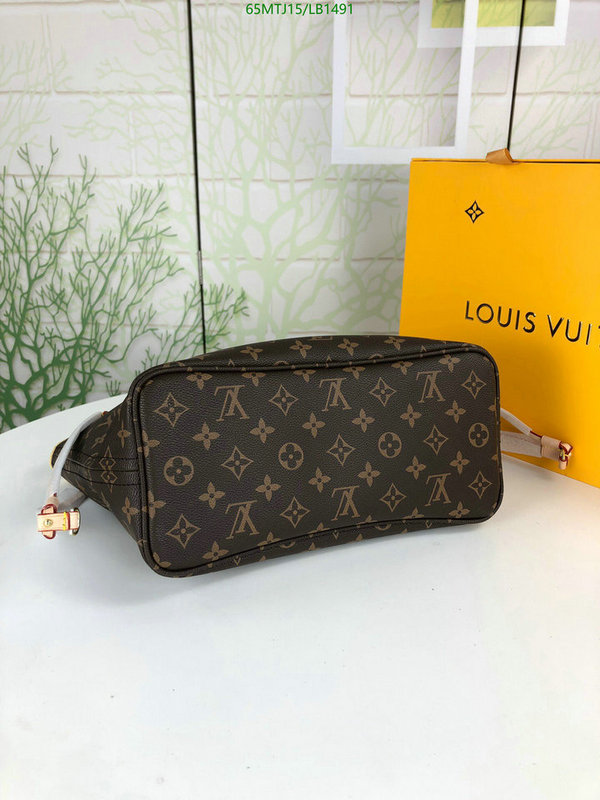 LV Bags-(4A)-Neverfull-,Code: LB1491,$ 85USD