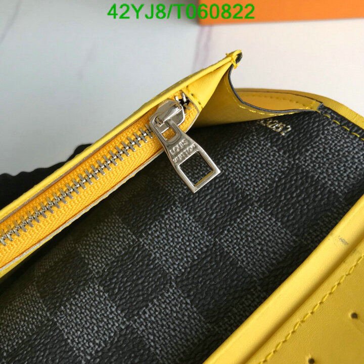 LV Bags-(4A)-Wallet-,Code: T060822,$ 55USD