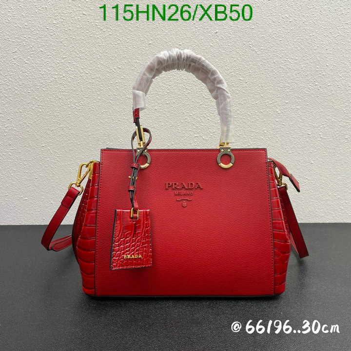 Prada Bag-(4A)-Handbag-,Code: XB50,$ 150USD