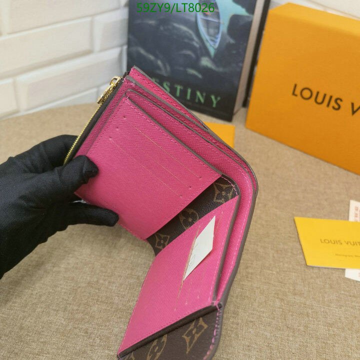 LV Bags-(4A)-Wallet-,Code: LT8026,$ 77USD