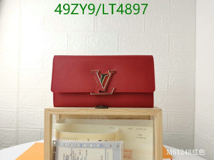 LV Bags-(4A)-Wallet-,Code: LT4897,$ 64USD